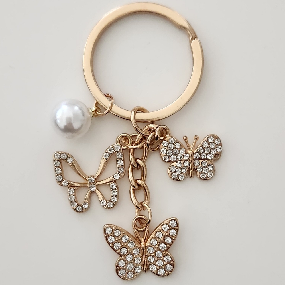 NWT Butterflies Keychain